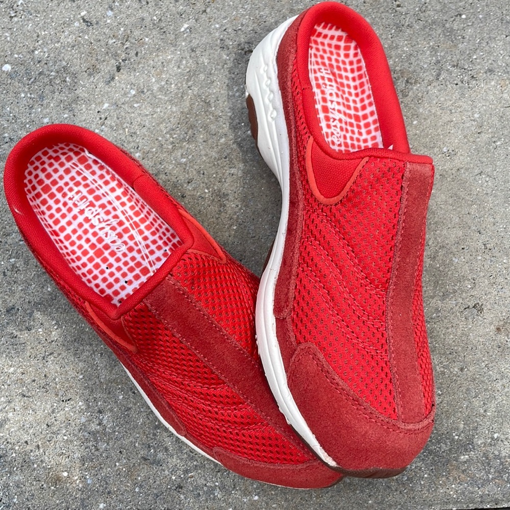 NWT EASY SPIRIT Grenadine Slip-on Sneakers - red size 6